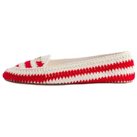 PRADA Mocassini Casual Single Shoes Women's Red