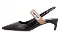 MIU MIU Slim Heel High Heels 5cm Women's Black