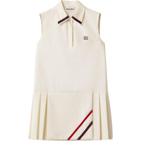 MIU MIU FW24 Sleeveless Dress Women's Beige