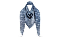 LOUIS VUITTON DENIM GRADIENT Shawls Unisex Denim Blue