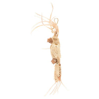 PRADA Raffia Keychains Women's Beige