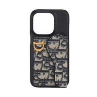 DIOR Leather Material The Logo Is Printed All Over Phone Cases IPhone 14 Pro Business Formal