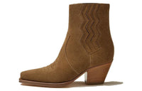 HERMES Ankle Boots 6.5cm Women's Khaki