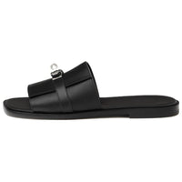 HERMES Gabriella Slide Slippers Men's Black