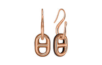 HERMES O'Maillon Earrings Women's Gold
