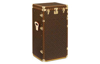 LOUIS VUITTON Leather Storage Boxes Men's Brown
