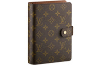 LOUIS VUITTON Medium Size Loose Leaf Notebook Cover Brown Laptops