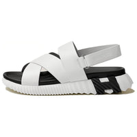 HERMES Electric Beach Sandals Men's White Black