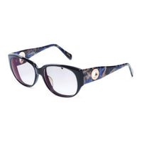 CELINE Plastic Oval Sunglasses Women's Black
