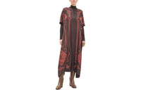 HERMES Short-Sleeved Dresses Women's Brown