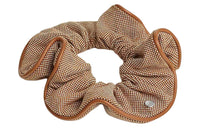 HERMES Canvas Hair Tie Women's Brown