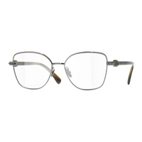 CHANEL Metal Butterfly Eyeglass Frames Unisex Silver