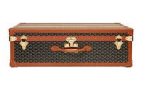 GOYARD PALACE Canvas With Leather Suitcase Hard Case Unisex Brown