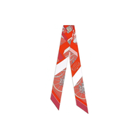 HERMES Silk Silk Scarves Women's Red