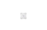 LOUIS VUITTON Les Gastons Vuitton Trunk Stud White Gold And Diamond