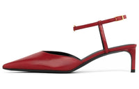 CELINE Slim Heel High Heels Women's Red