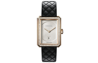CHANEL Wrist Watch Quartz Movement Cowhide Strap White Dial Women's Watch