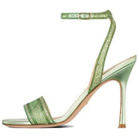 DIOR Dway One-Strap Sandals 10cm Women's Green