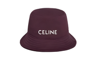 CELINE Bucket Hats Unisex Burgundy