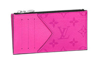 LOUIS VUITTON Coin Card Holder Fuchsia