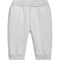 Infant And Toddler DIOR Kids' Apparel, Letter Elastic Cuff White