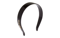 MIU MIU Metal Headbands Women's Black