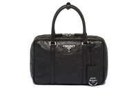PRADA Nappa Leather Shoulder Bag Crossbody Bag Handbag Women's Black