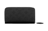 LOUIS VUITTON Zippy Leather Zip Closure Wallet Clutch Unisex Black