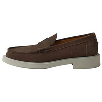 HERMES Guillaume Loafers Men's Brown