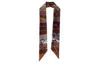 HERMES Silk Scarves Women's Brown