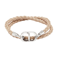DIOR Calfskin Bracelets Men Beige