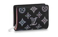LOUIS VUITTON Cléa Wallet Mahina Monogram Black