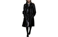 CHANEL Leather Jackets Women's Black