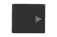 PRADA Leather Wallet Men's Black