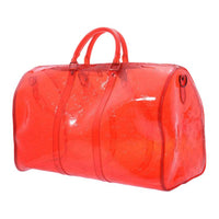 LOUIS VUITTON Keepall Bandouliere Monogram 50 Red