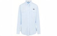 MIU MIU Logo embroidered Flap pocket Shirt