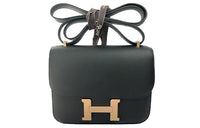 HERMES Constance Swift Leather KangKang Bag Shoulder Bag Crossbody Bag Mini Women's Black