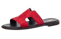 LOUIS VUITTON Oasis Rubber Sole Slide Slippers Men's Red