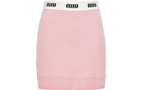 MIU MIU Casual Short Skirts Women's Pink