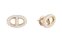 HERMES Earrings Women's Rose Gold