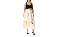 PRADA Casual Long Skirts Women's White