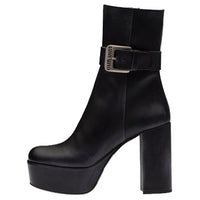MIU MIU Ankle Boots 11cm Women's Black