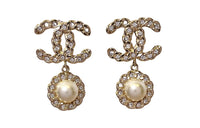 CHANEL Earrings Women's Gold