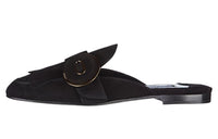 PRADA Slip Resistant Closed Toe Slippers Women's Black