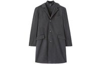 Loro Piana Coat Men's Black Gray