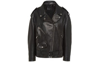 PRADA FW21 Leather Jacket Women's Black