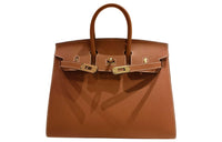 HERMES Birkin Epsom Leather Birkin Bag Handbags Regular Women's 1H Toffee Color