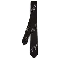 SAINT LAURENT Signature Musical Note Skinny Tie