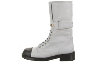 CHANEL Ankle Boots Women's Gray