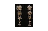 CHANEL Earrings Women's Gold